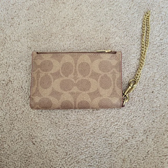 Coach Bifold Signature Canvas wristlet - Picture 1 of 4